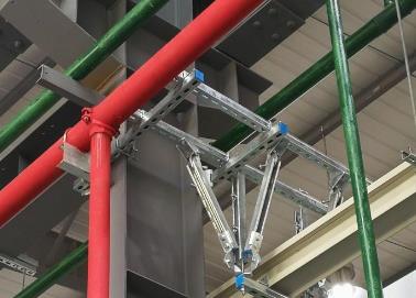 夷陵该抗震支架的整体式支吊架结构协调性好